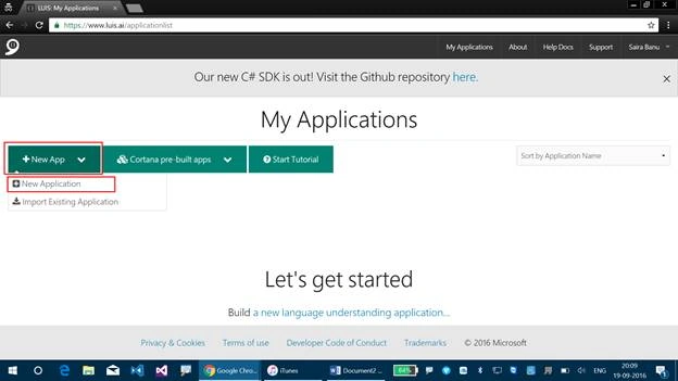 New Application