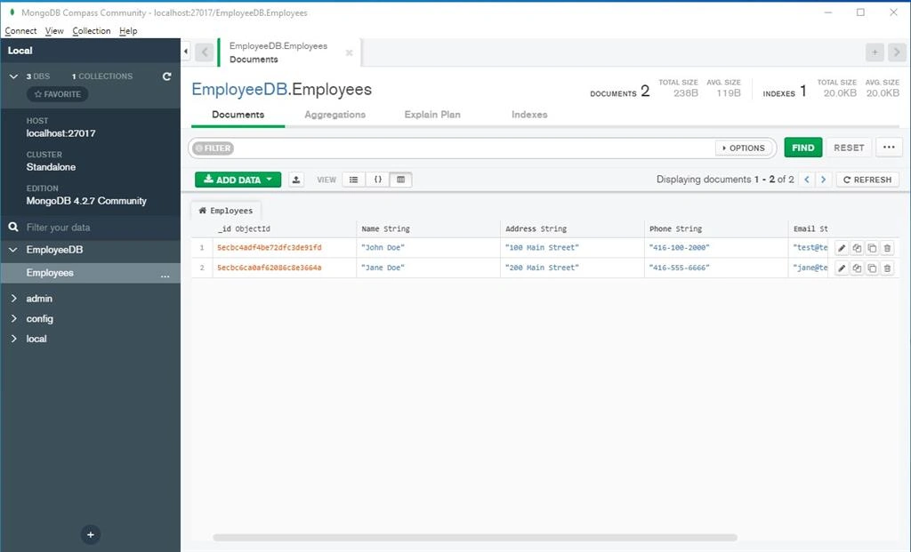 Using MongoDB With ASP.NET Core Web API
