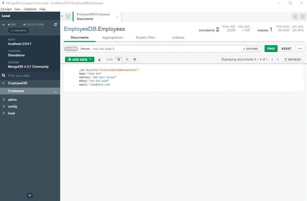 Using MongoDB With ASP.NET Core Web API