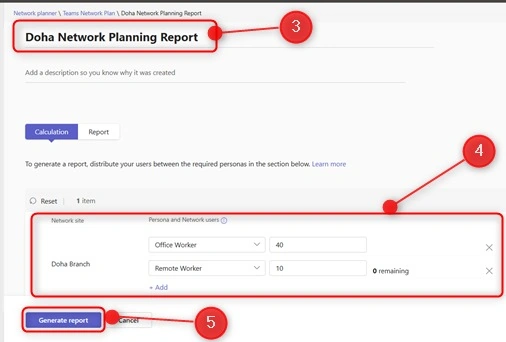 Generate Report