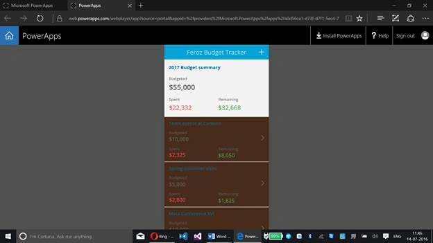 PowerApp 