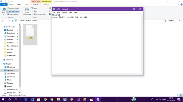 SaveFileDialog In Windows Forms