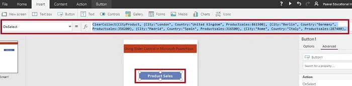 Product sale