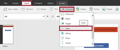  Slider control