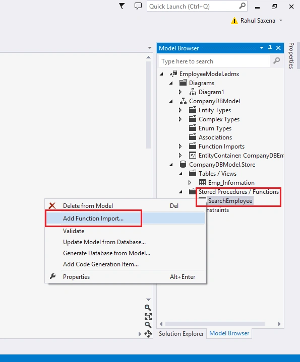 Function Import
