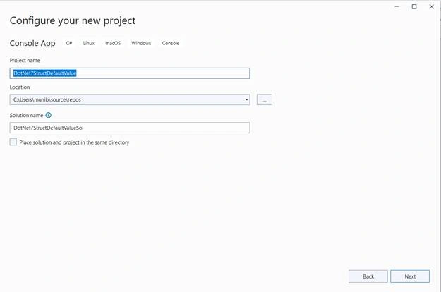 Struct Default Values in .NET 7