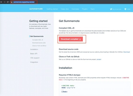 Summernote