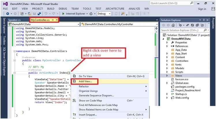 select Add View