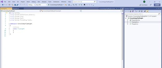 Using the Flyweight pattern in C#