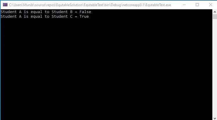 Using The IEquatable Interface In C#