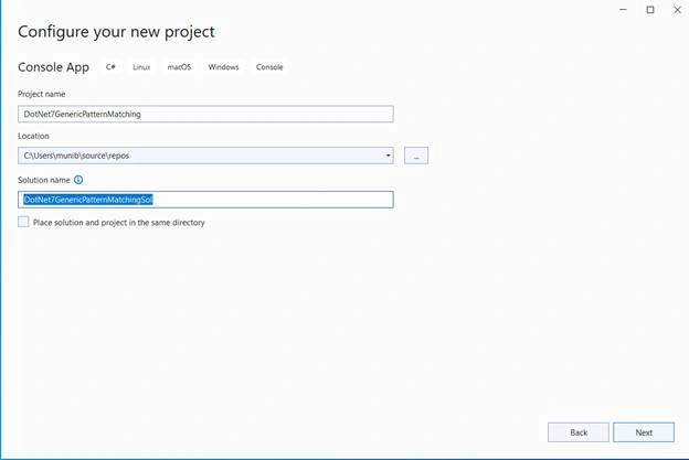 Using the new generics pattern matching feature in .NET 7