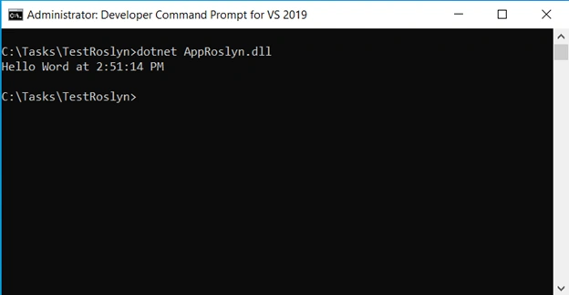 Using The Roslyn C# Compiler