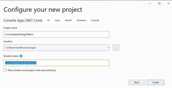 Configure