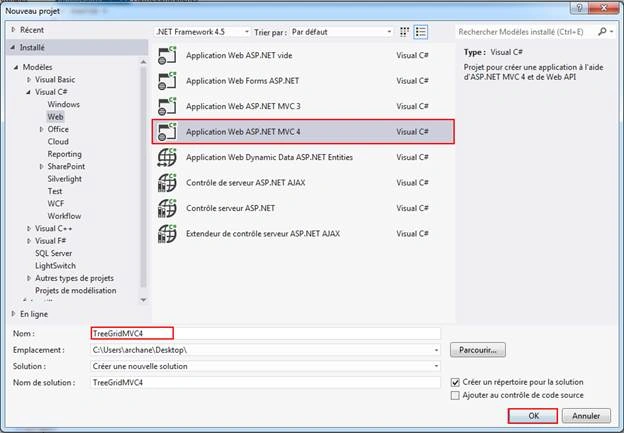 MVC application