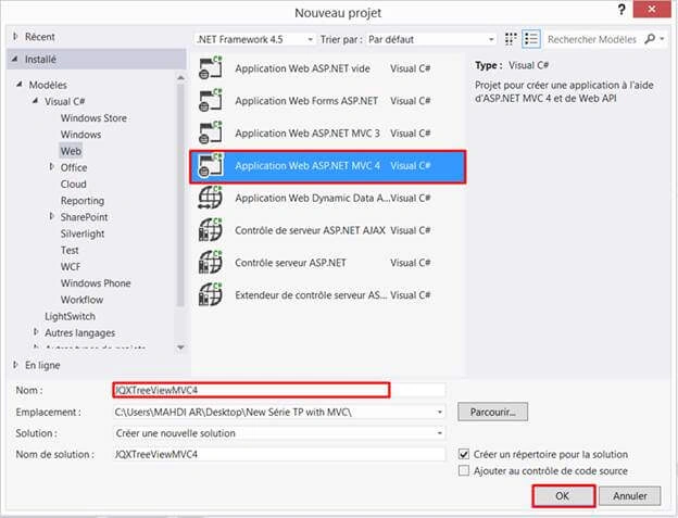 MVC application