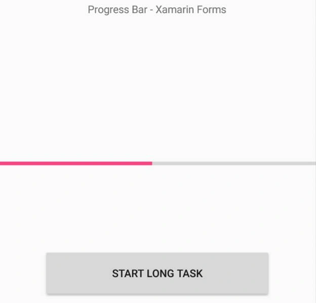 Progress Bar in Xamarin 