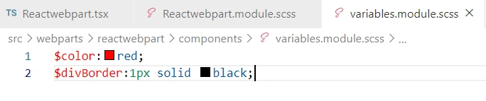 Using SCSS Files In SPFx