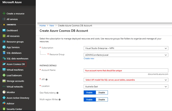 Utilize Multi Master Support In Azure Cosmos DB