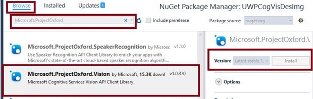 Visual studio 2015