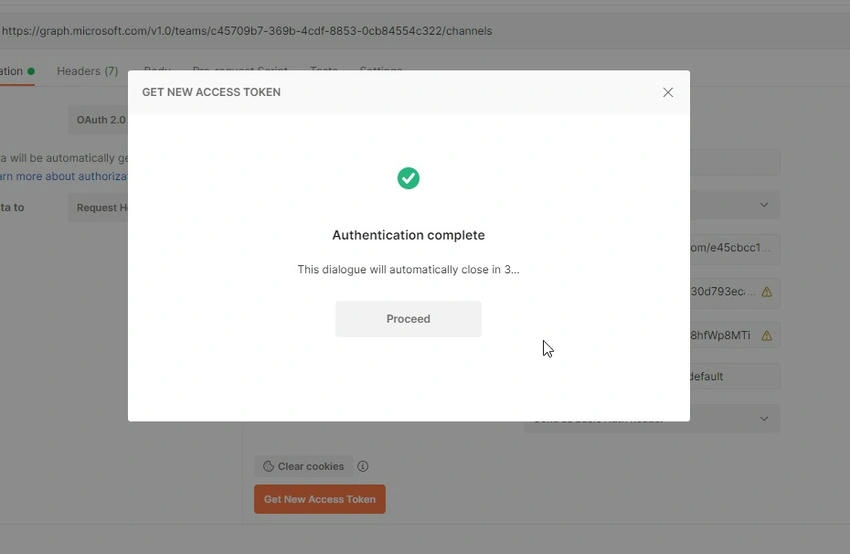 Access token