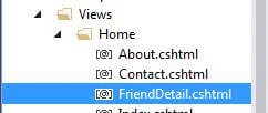 Friend detail