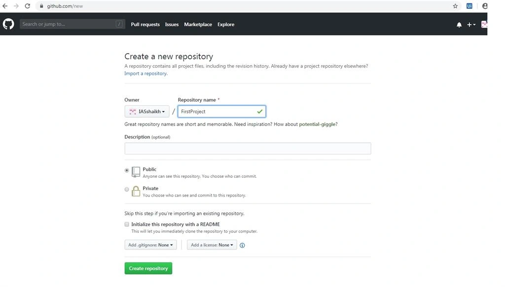 Give Remote Repository Path