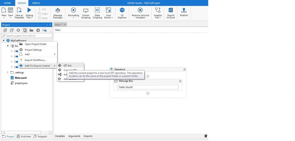 Goto Add To Source Control