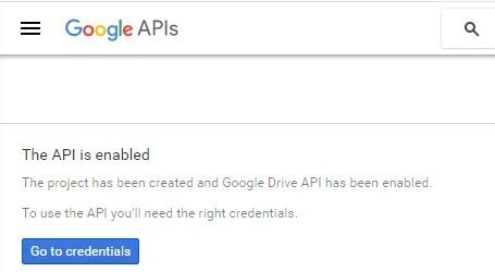 API