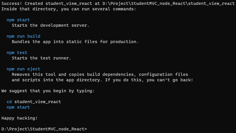 Create react app