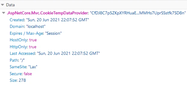 View Variables In .NET Core MVC
