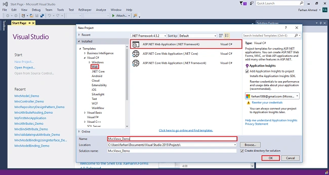 Views In ASP.NET MVC