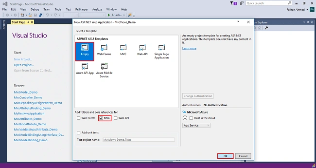 Views In ASP.NET MVC