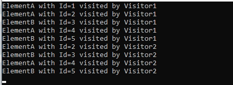 Visitor Pattern in C#