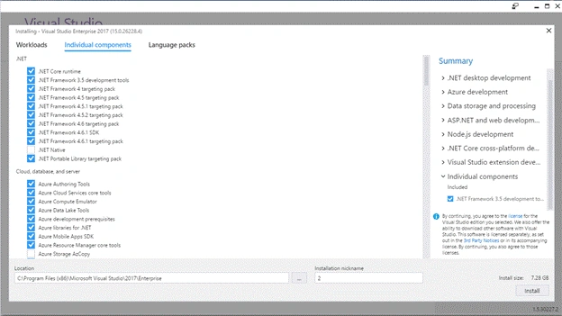 Visual Studio 2017