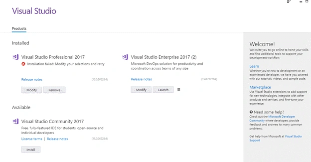 Visual Studio 2017 Enterprise version