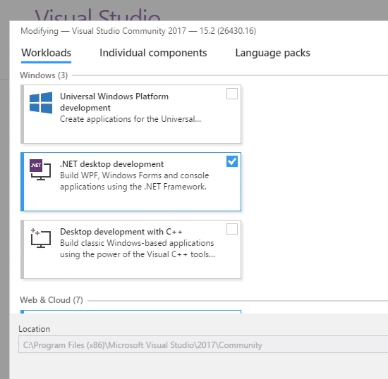 Language packs