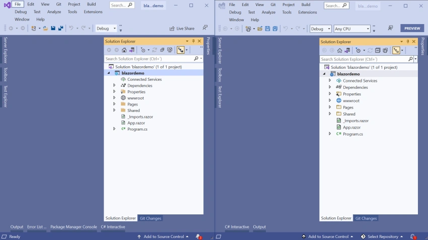 Visual Studio 2019 vs Visual Studio 2022