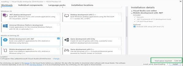 Visual Studio 2019 Xamarin New Features