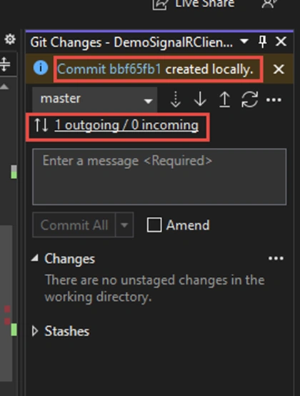 Visual Studio for GitHub Repository