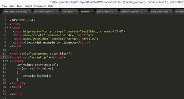 code