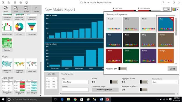 Mobile report