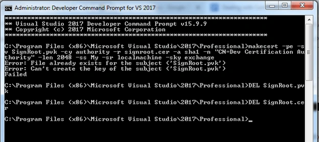 WCF Message Security Using Certificates