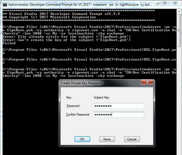 WCF Message Security Using Certificates