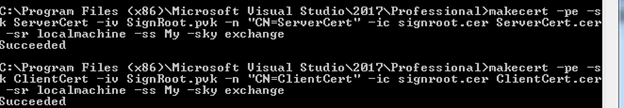 WCF Message Security Using Certificates