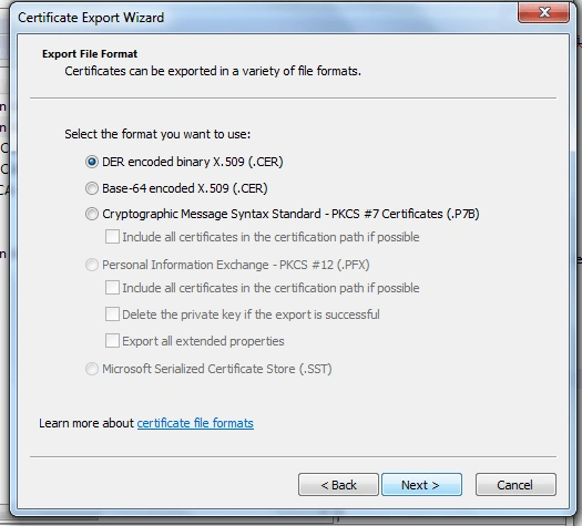 WCF Message Security Using Certificates