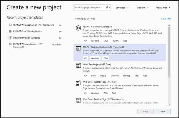 Create New Project