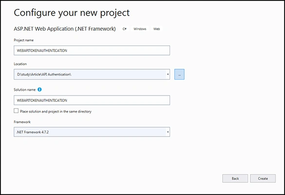 Configure