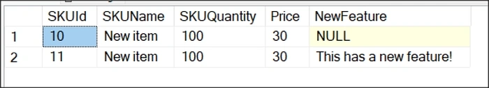 SKU created the latest version of API