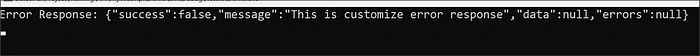 Error Response