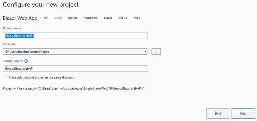 Project name